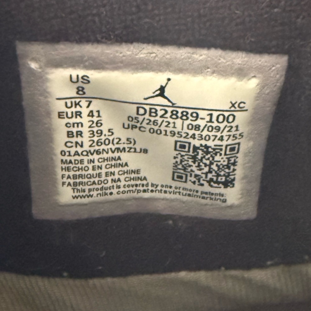 Nike Gore Tex Jordan 1 Black and Gray Sneakers High-Top. Men’s size 8 - Picture 4 of 7